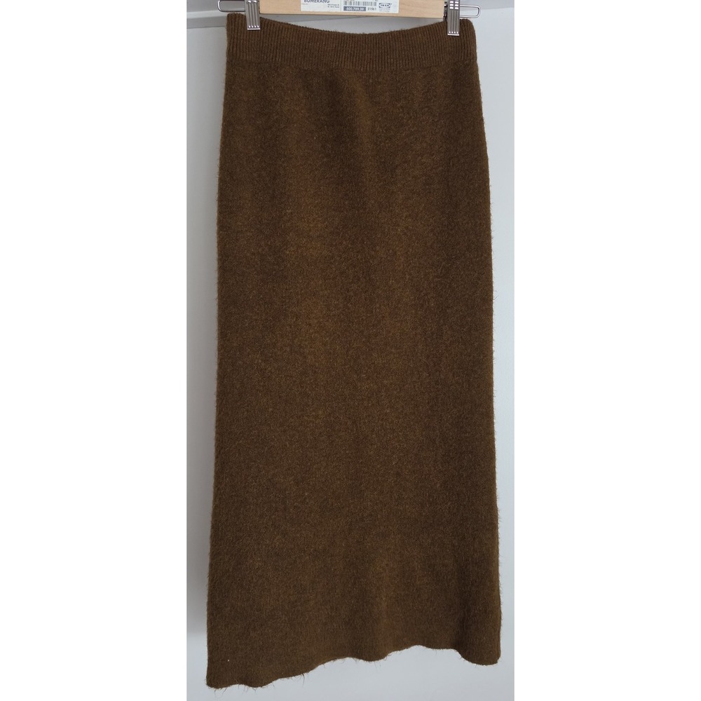 Commense Women's Pullover Sweater XS Brown‎ Long Sleeve Knit